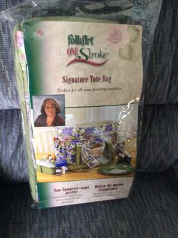 One Stroke Donna Dewberry tote bag