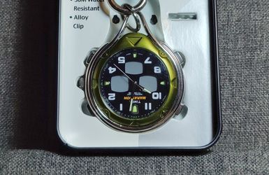 Timex Marathon 47mm Green Silver Tone Quartz Analog Digital Pocket Watch New!