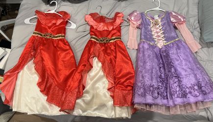 Multiple princess and ballet dresses