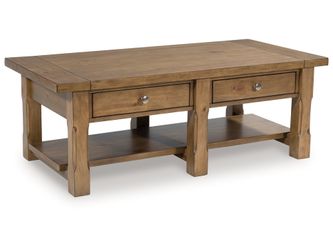 Vandenmore Medium Brown Rectangular Cocktail Table