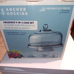 Anchor Hocking Cake Set $40.00 Each