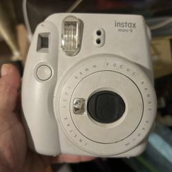 Fujifilm Instax Mini 9 Camera, Smoky White 