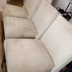 Beige And Brown Bar Chairs