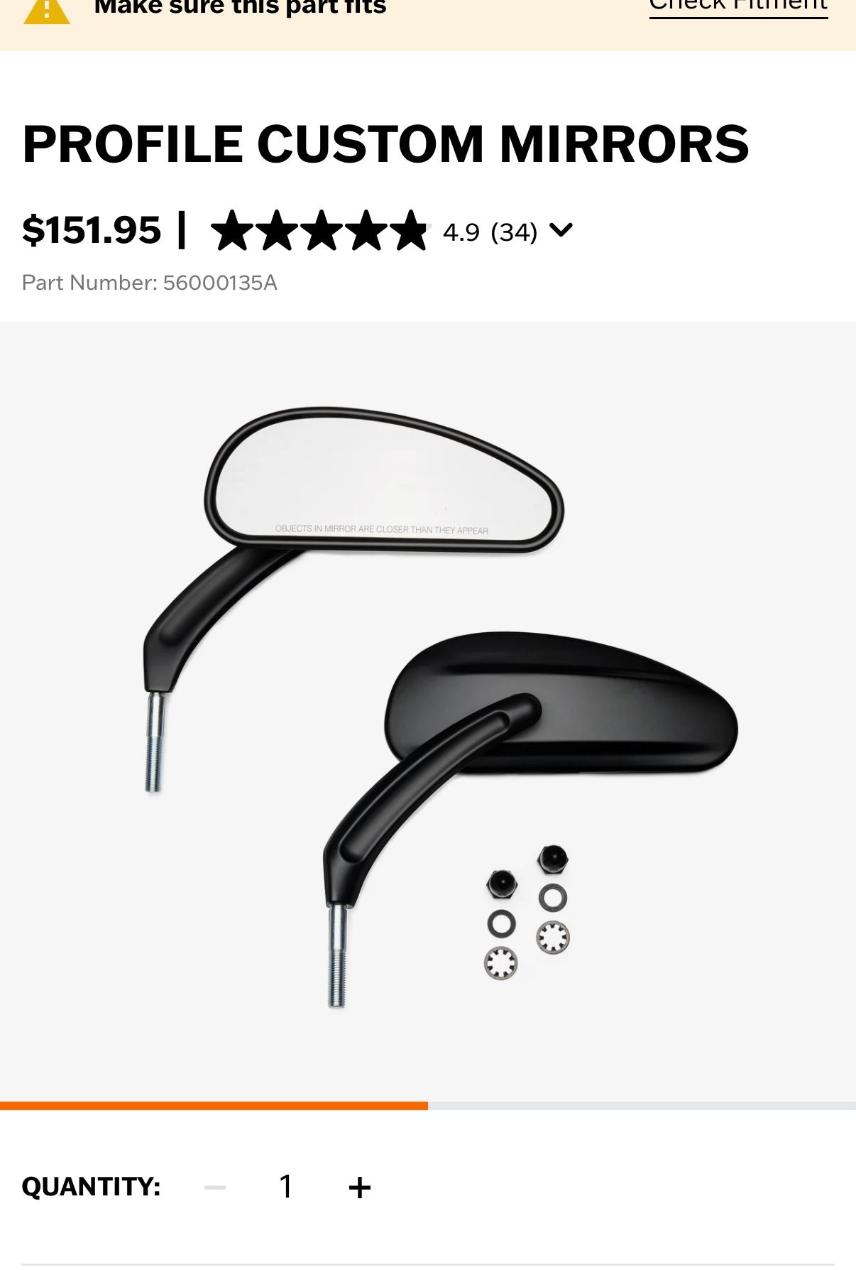 2020 Harley Davidson Touring Mirrors