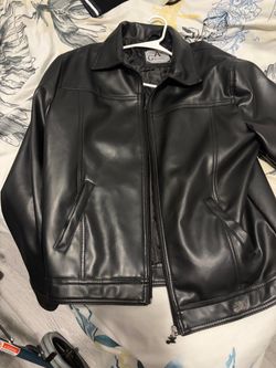GA Milano Black Leather Jacket