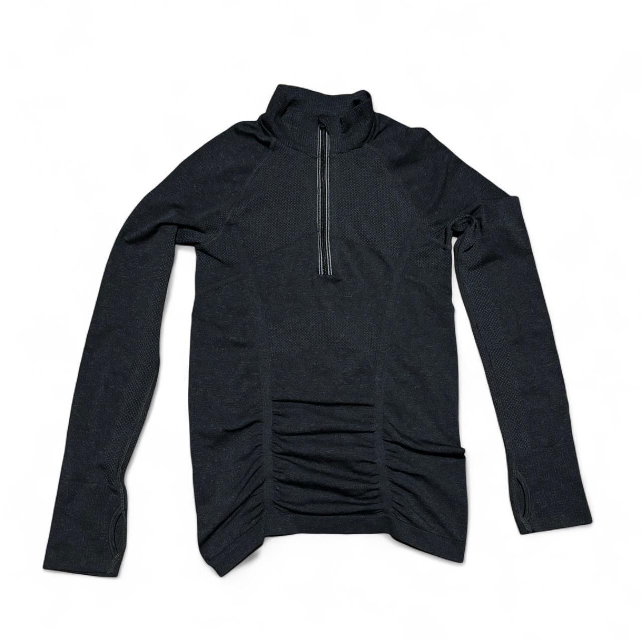 Athleta Jacket Womens Fastest Track Half Zip Ruched Lightweight