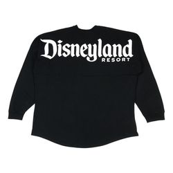 Disneyland Resort Long Sleeve Shirt Large L Spirit Jersey Black Disney Mickey