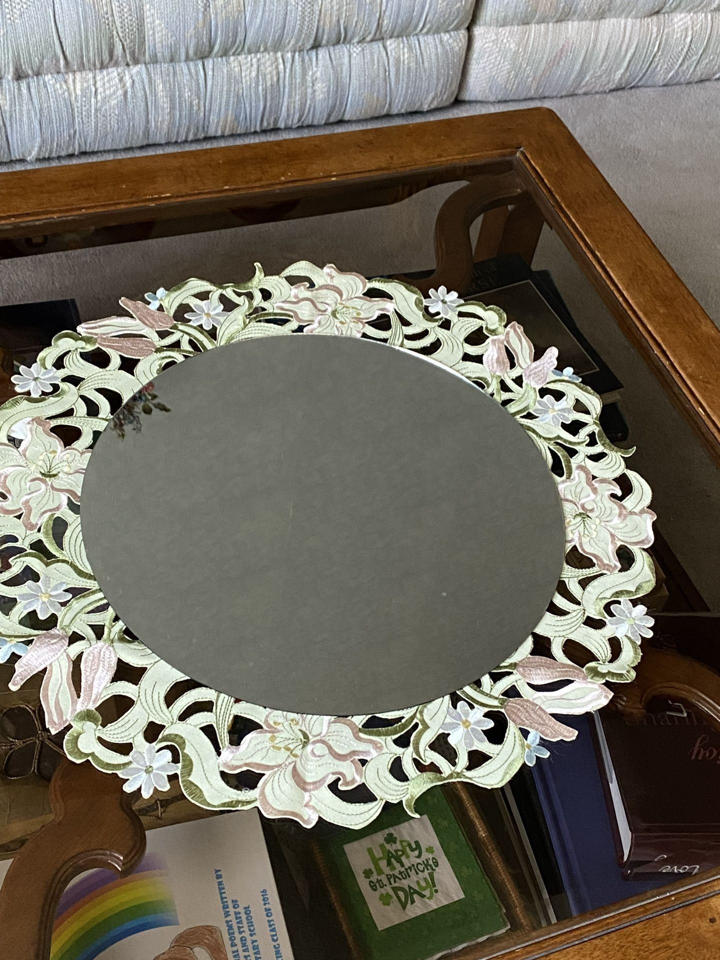 16” Mirror Table Top