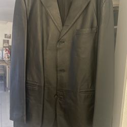 (lt) Large Tall 💯 Leather Jacket 