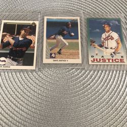 Dave Justice Card Lot