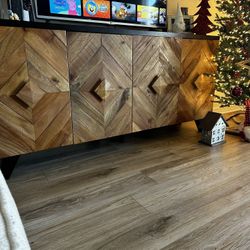 Table With Doors and Shelves Inside