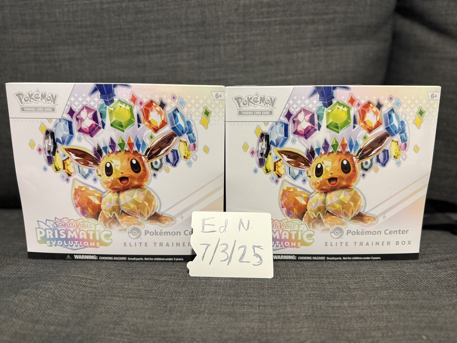 Pokémon TCG Pokemon Center Exclusive Prismatic Evolutions Elite Trainer Box