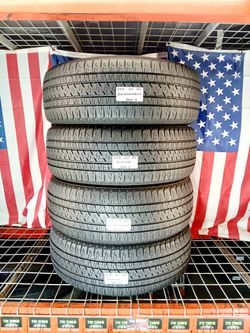 255/55R20 BRIDGESTONE DUELER H/L ALL SEASON TOURING ALL SEASON 255/55R20 LIKE NEW OEM FACTORY REPLACEMENT TAKE-OFF USED TIRES TRUCK SUV 255 55 20