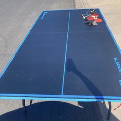 Ping Pong Table Foldable And Wheels
