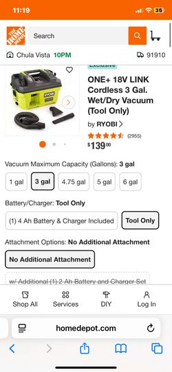 Royobi wet vac