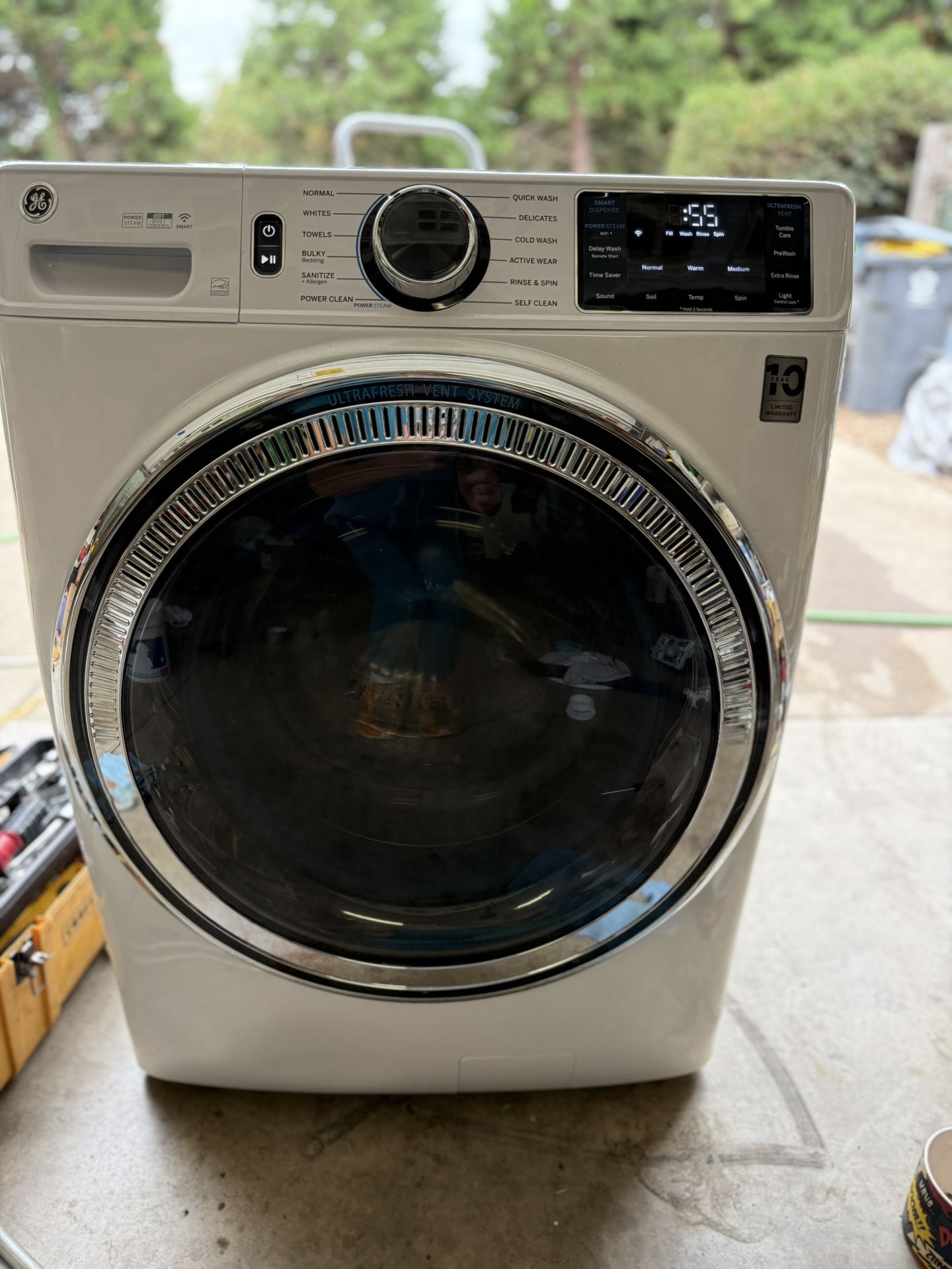 GE Front Load Washer 4.8 Cu Ft