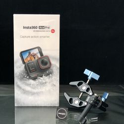 Insta360 Ace Pro Action Camera With Clamp 