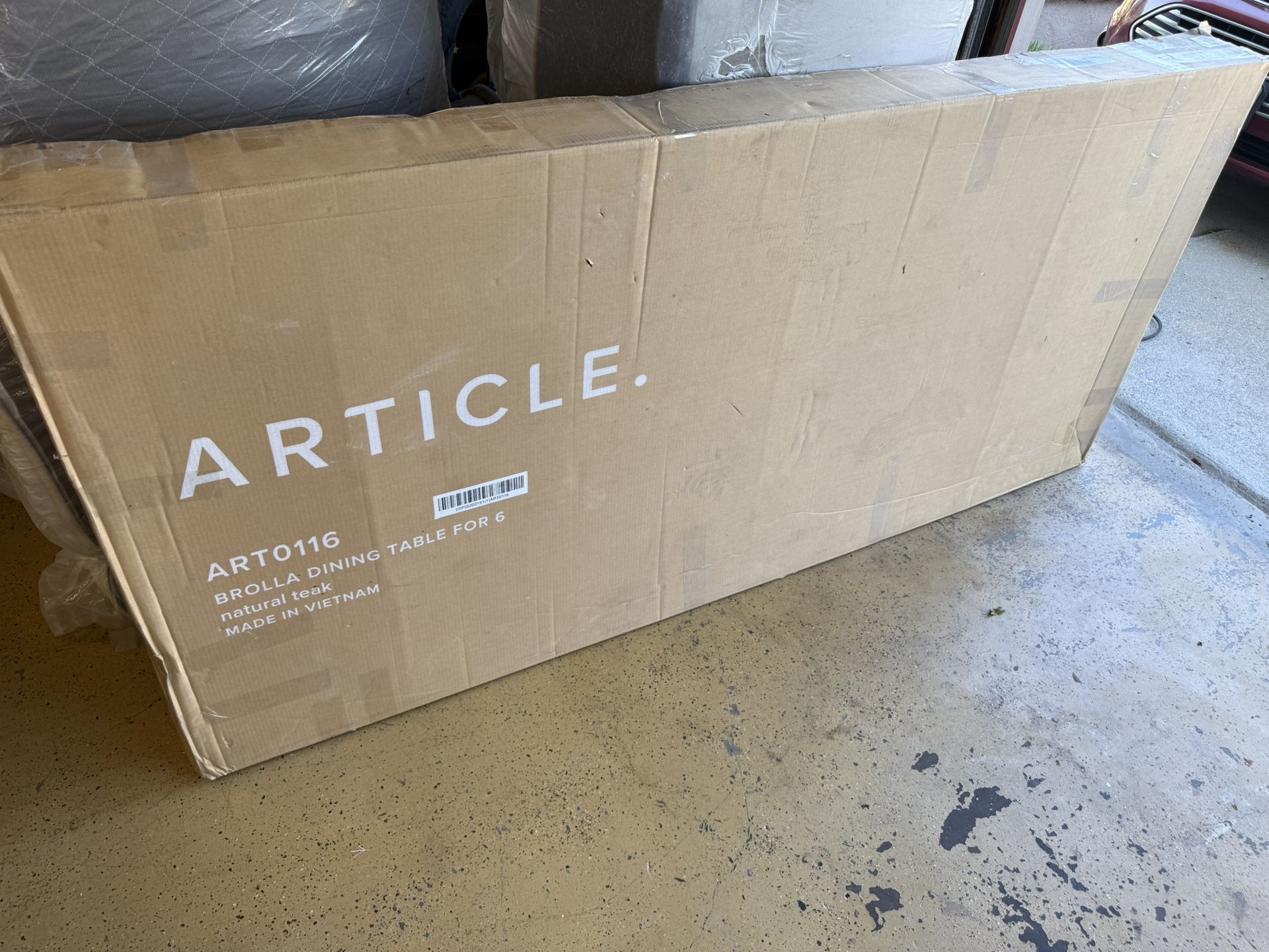 Article Brolla Teak Dining Table