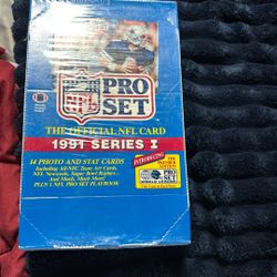 Unopened 1991 NFL Pro Set Series 1