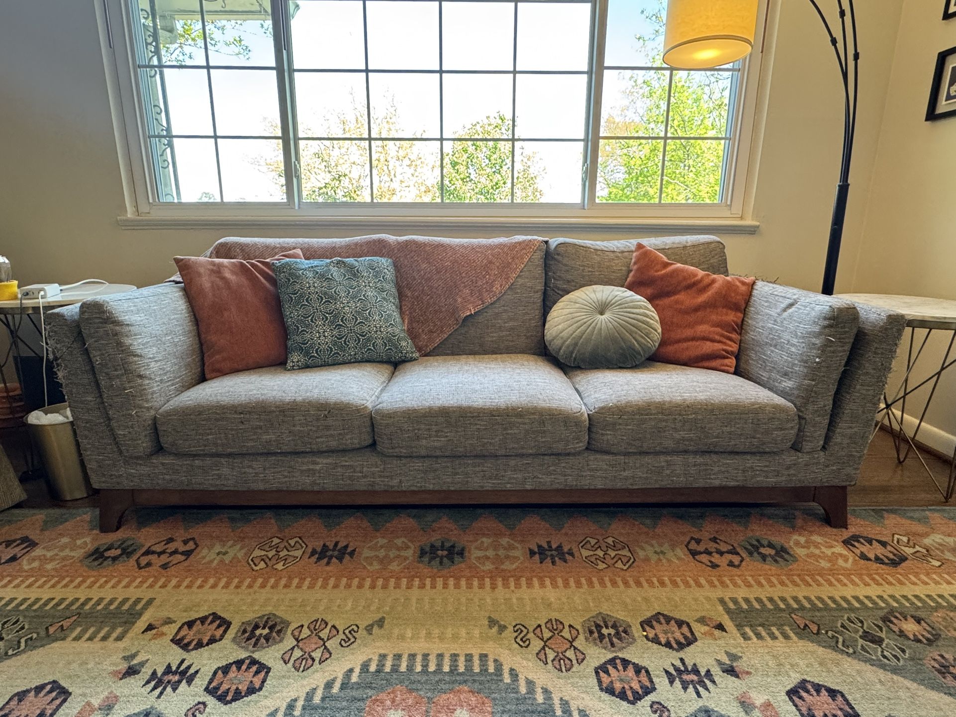 Article Ceni 3-seat Sofa, Volcanic Gray