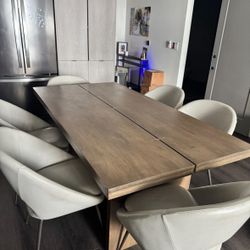 West Elm Wooden Dining Table