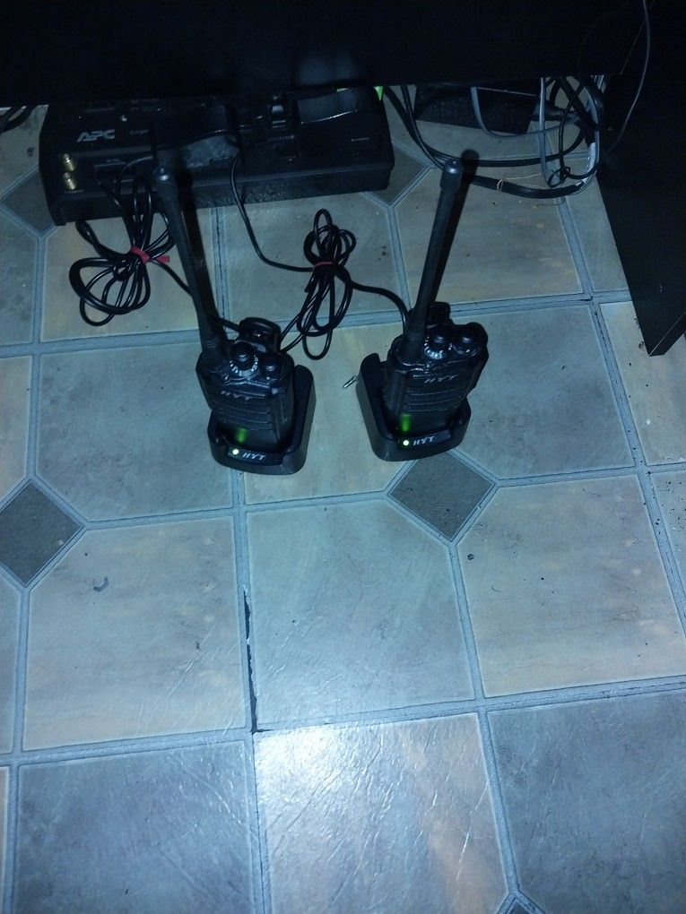 2 Way 16 Channel Walkie Talkies With Charging Bases