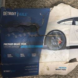Detroit Axle Brake Pads Front And Back With Rotors( Front Only )