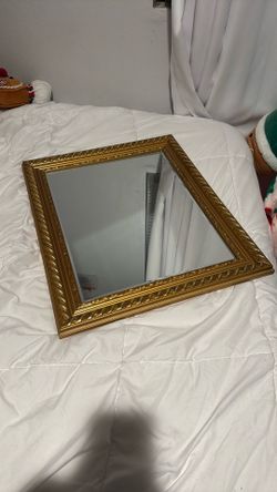 Gold Fram Mirror