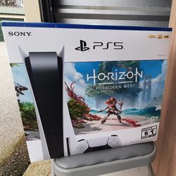 New Playstation 5 PS5 Disc Console Horizon Forbidden West Bundle Edition