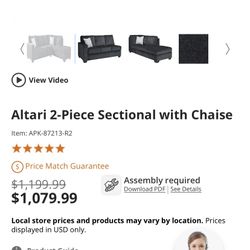 Sectional Ivory Color All Set