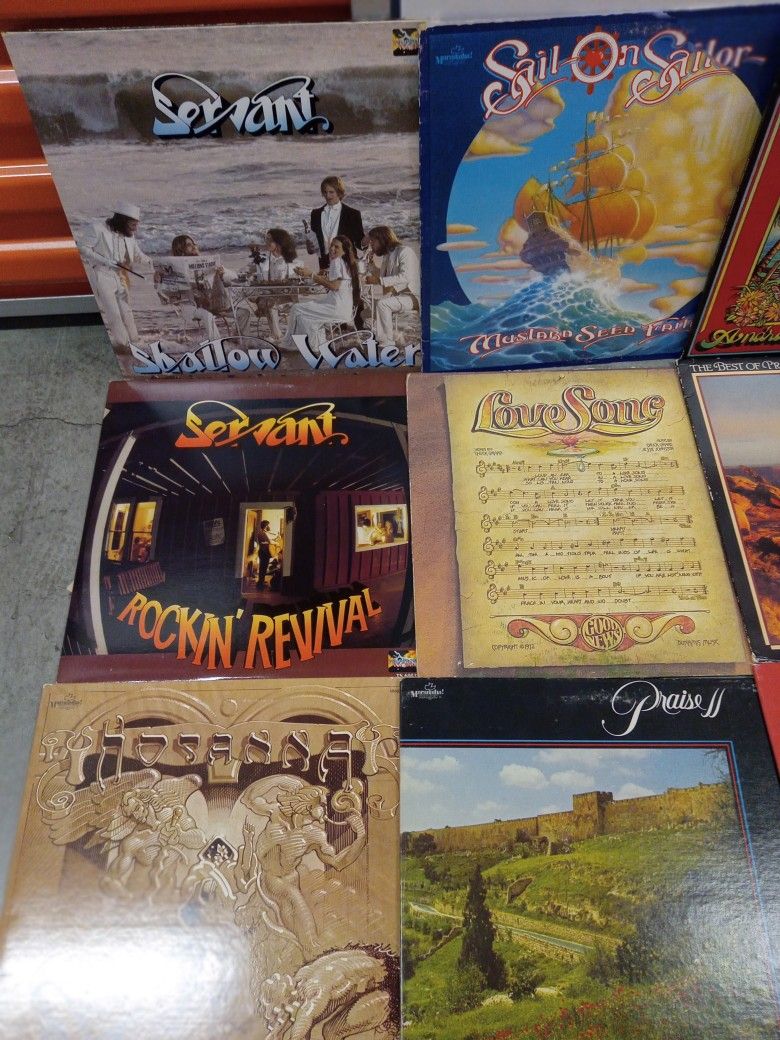 Rare/Clean Early Christian Rock Vinyl! (Lot O F 16)