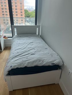 IKEA twin bed with drawer