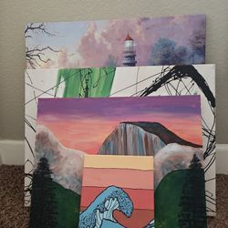 Paintings. Multiple Photos