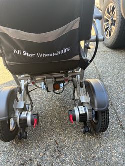 All Star electric wheel chair