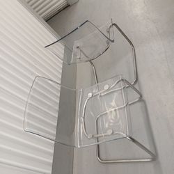 Ikea Tobias Clear Transparent Chair (2 Avail $55 Each)