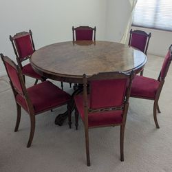 six chairs table Sold