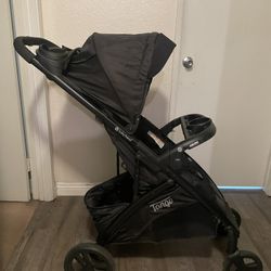 Baby Trend Tango Toddler Baby Foldable Stroller Travel System, Kona Black