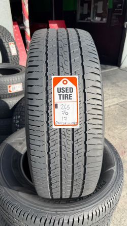 265-70-17 Pathfinder H/T Full Used Tire Set $250 Free Mounting and Balancing