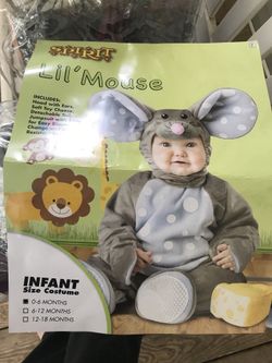0-6 mth mouse costume