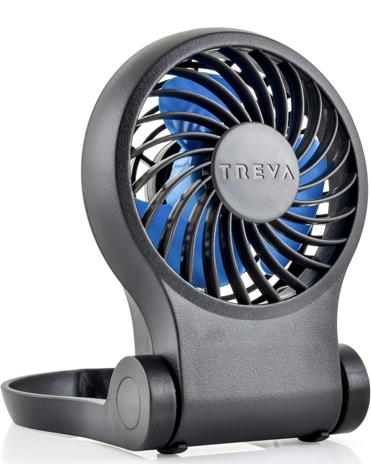 3.5 Inch Portable Desk Fan with USB Port - Small, Compact, Powerful Airflow, AC Adapter Included