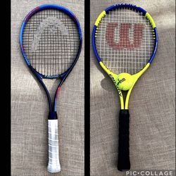 Tennis Rackets 2x Wilson / Head