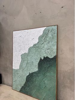 Large 150 × 200 cm Textured Abstract Landscape Painting