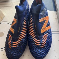 Mens New Balance Tekela V3 Pro FG Soccer Cleats Sz 13 Colbalt/Dynomite USED