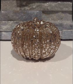 Glittered pumpkin