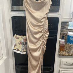 Gold Long Dress 