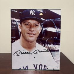 Mickey Mantle Autographed Photo