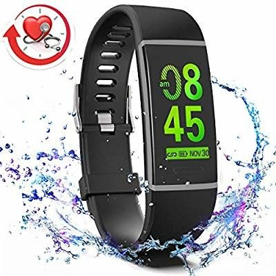 MorePro X-Core Fitness Activity Tracker Color Screen, Sleep Tracker Waterproof Health Heart Rate Blood Pressure,Calorie Exercise Pedometer Women Men