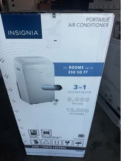 Brand new - Insignia Portable Air Conditioner - cools rooms up to 350 sq ft