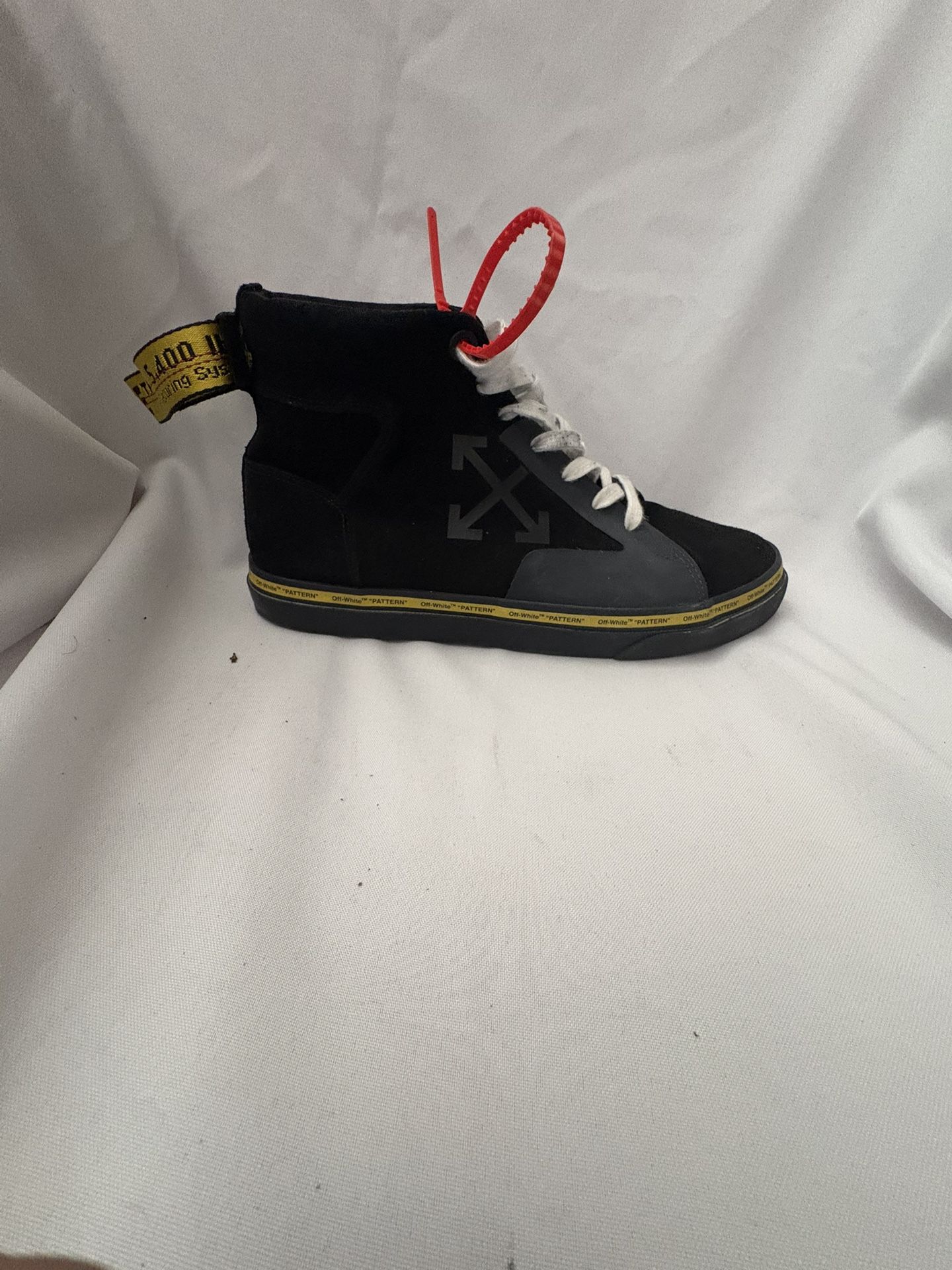 Black Off White Boots
