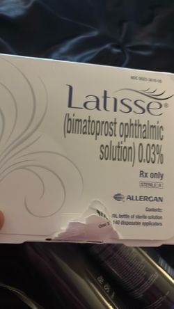Latisse eye lash solution